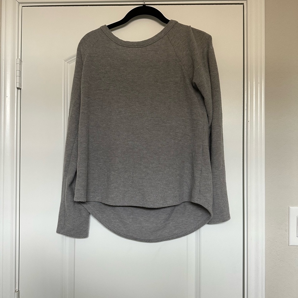 Grey Cutout Sweater!